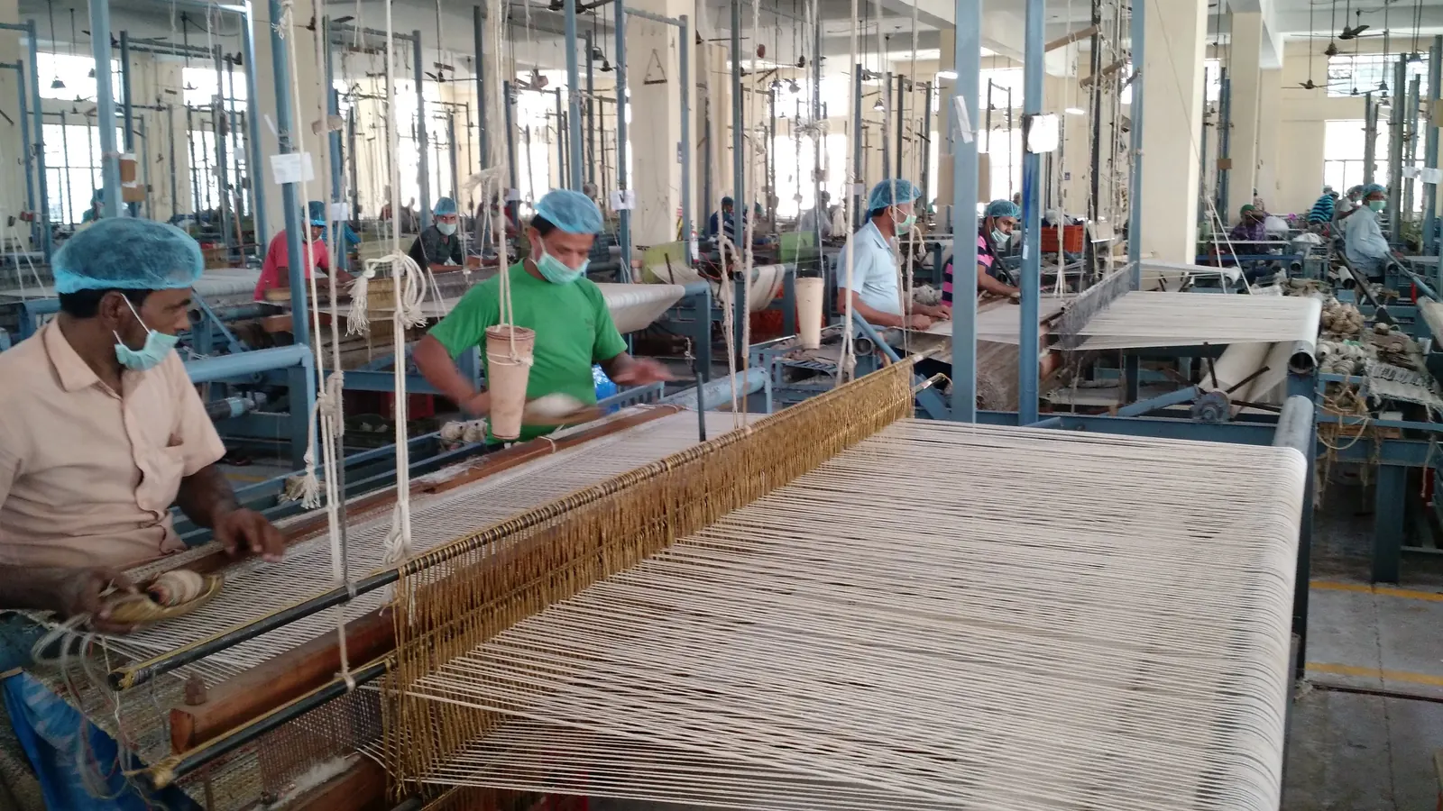 Production floor at a manufacturing unit engaged through Roshni.