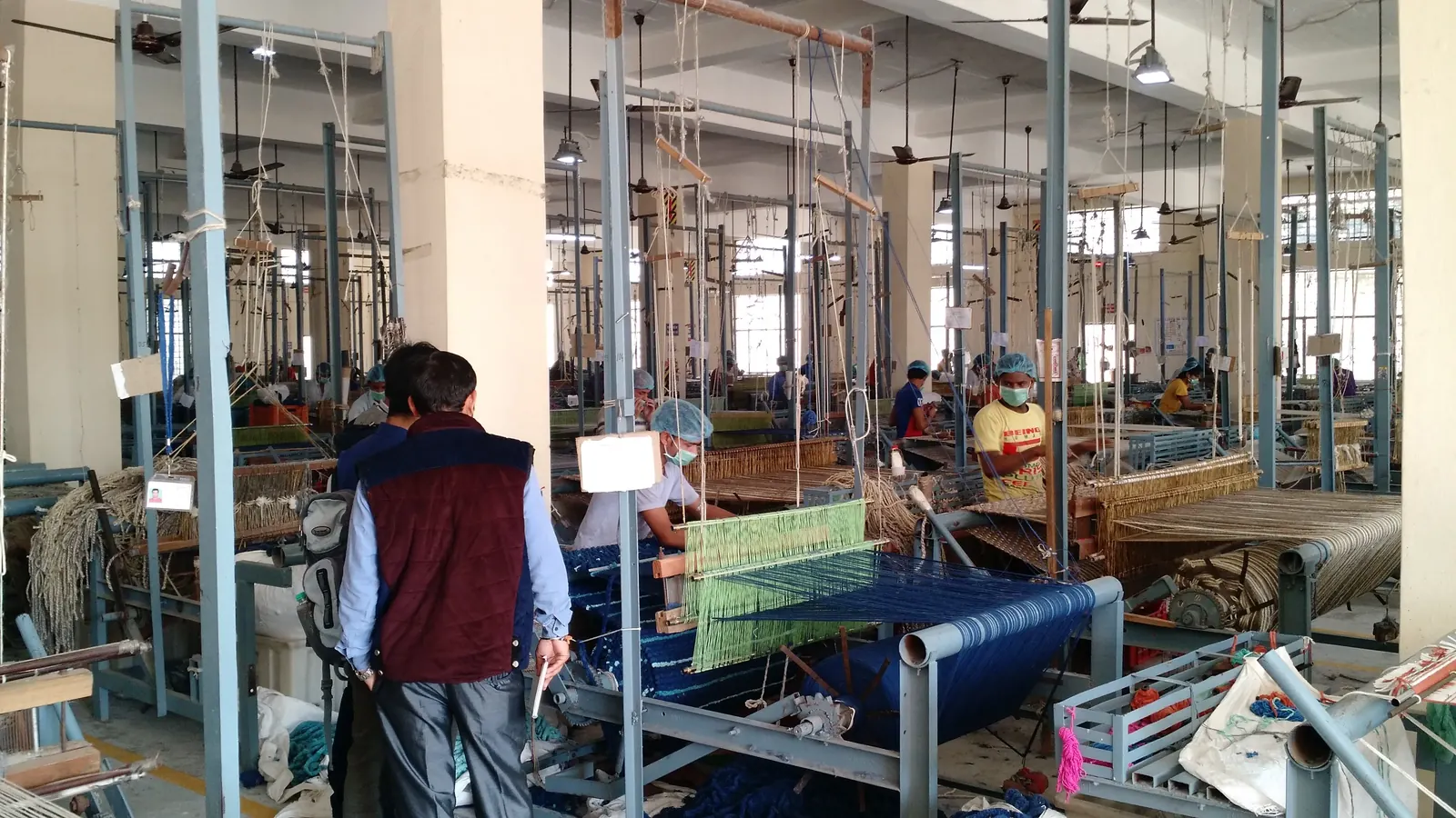Workers at a manufacturing unit engaged through Roshni.